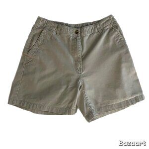 L.L. Bean Khaki Shorts - Size 8
